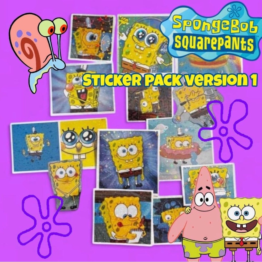 SpongeBob SquarePants Sticker Set 🍔 Version 1